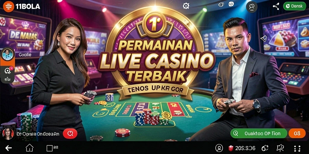 Gameplay seru dan interaktif Live Casino 11BOLA.