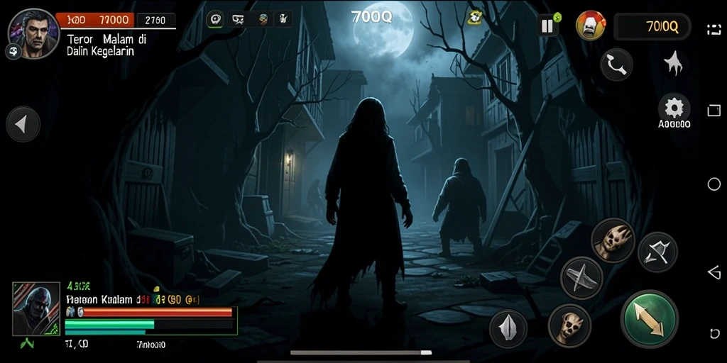 Gameplay menegangkan dalam suasana mencekam yang penuh horor.