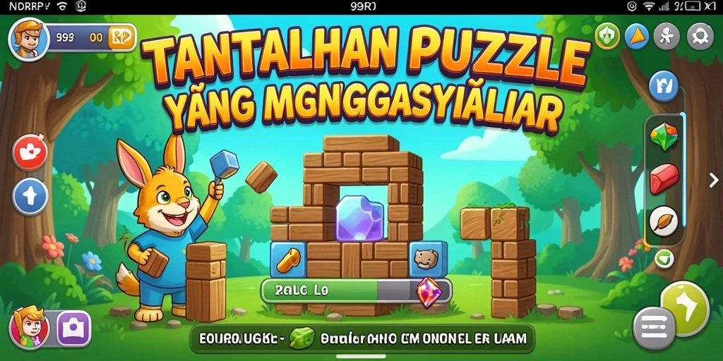 Screenshot gameplay 99RP menampilkan tantangan Puzzle yang menarik.