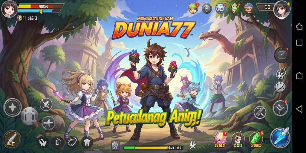 Gameplay seru dengan karakter Anime yang menarik
