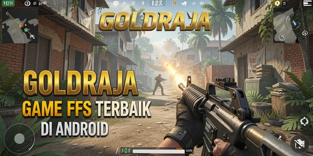 Tampilan gameplay <strong>GOLDRAJA</strong> yang seru dan mendebarkan.