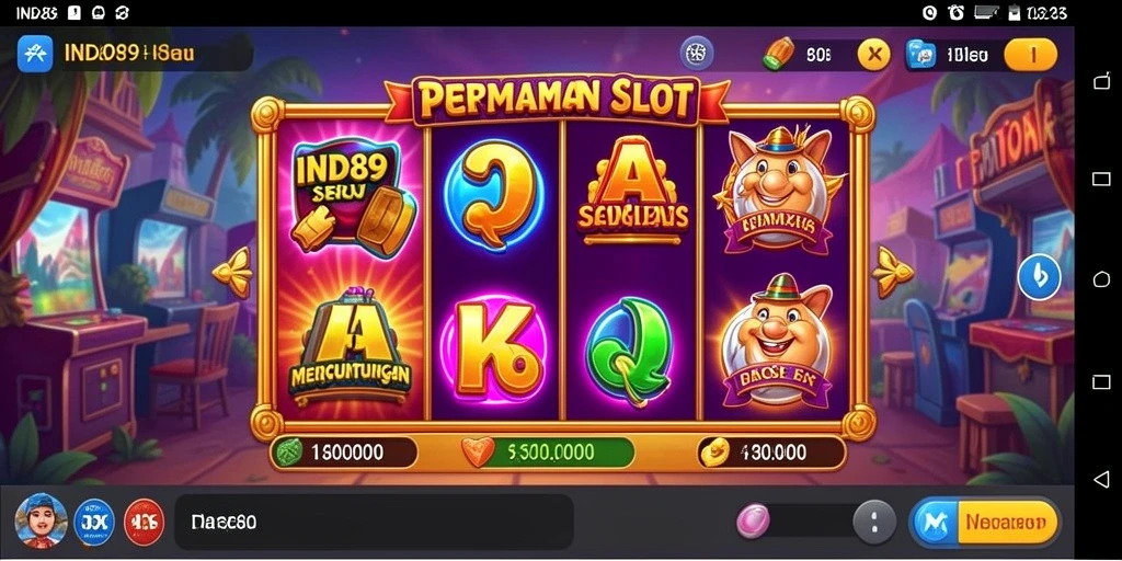 Tampilan menarik dari gameplay Slot di IND89.