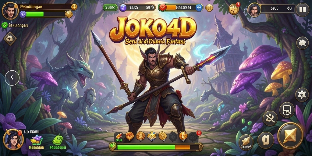 Tangkapan layar gameplay penuh aksi dan petualangan.