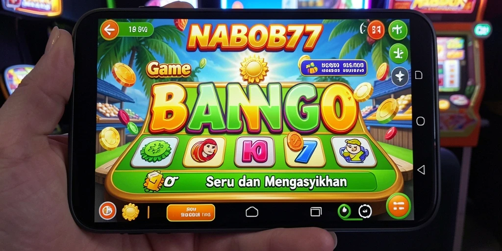Tangkapan layar gameplay NABOB77 dengan suasana Bingo yang seru.