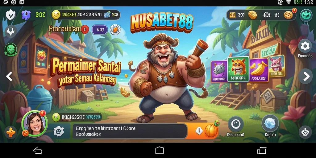Screenshot NUSABET88 menampilkan gameplay yang menyenangkan dan interaktif.