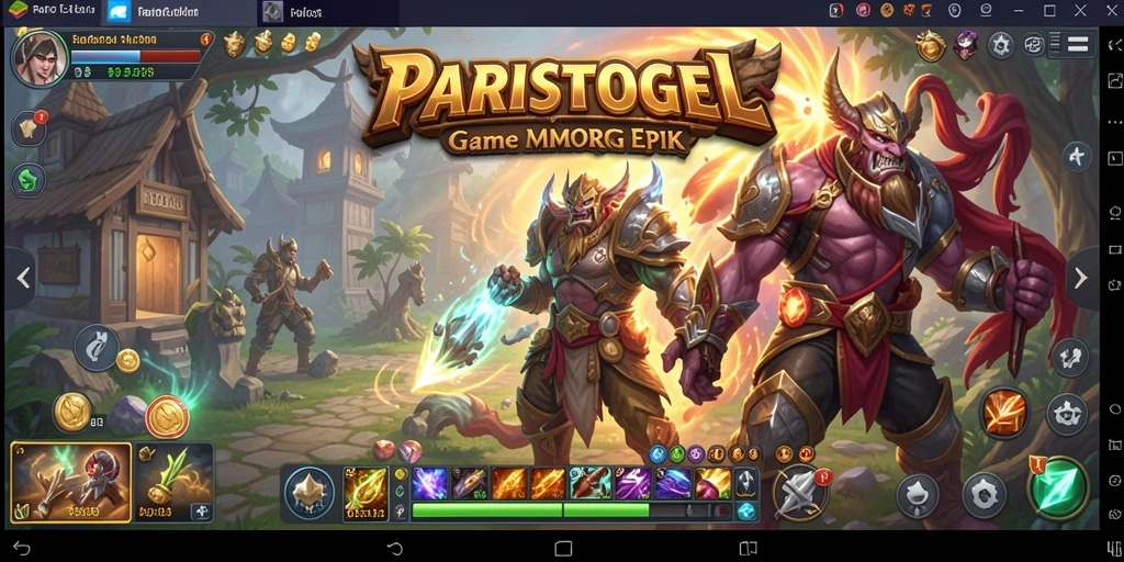 Tangkapan layar gameplay menunjukkan aksi seru dalam PARISTOGEL.
