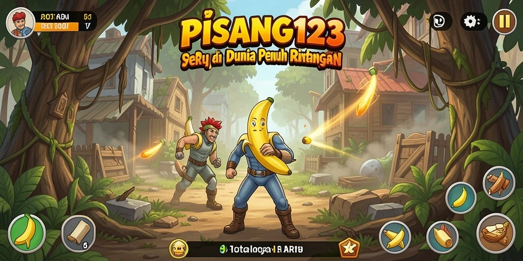 Gameplay seru PISANG123 yang penuh petualangan dan tantangan.