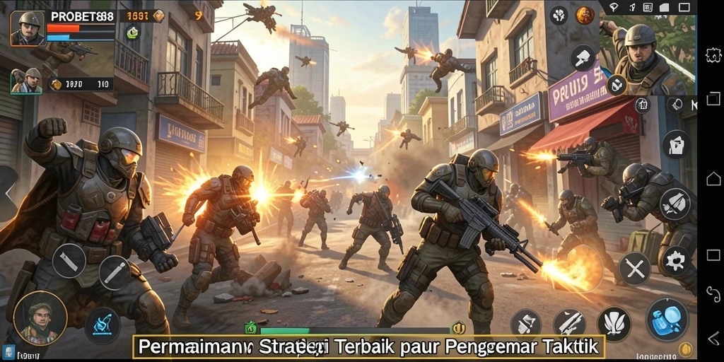 Tampilan gameplay strategis yang menarik di PROBET88.