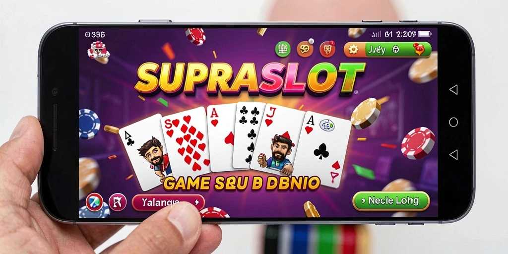 Tampilan menarik dari gameplay SUPRASLOT di Domino.