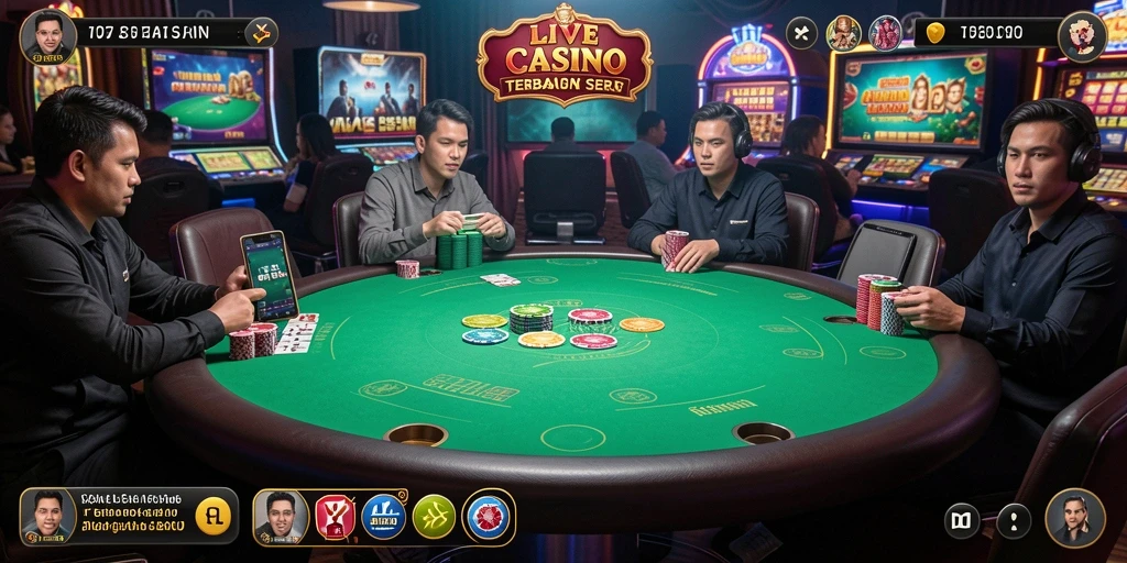 Tampilan gameplay Live Casino V07 yang memikat.