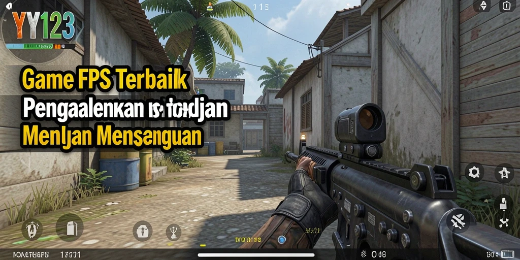 Gameplay YY123 yang menegangkan dalam pertempuran FPS.